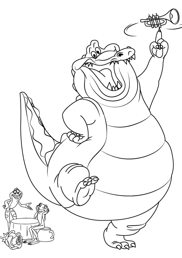 Alligator Coloring Pages – 013