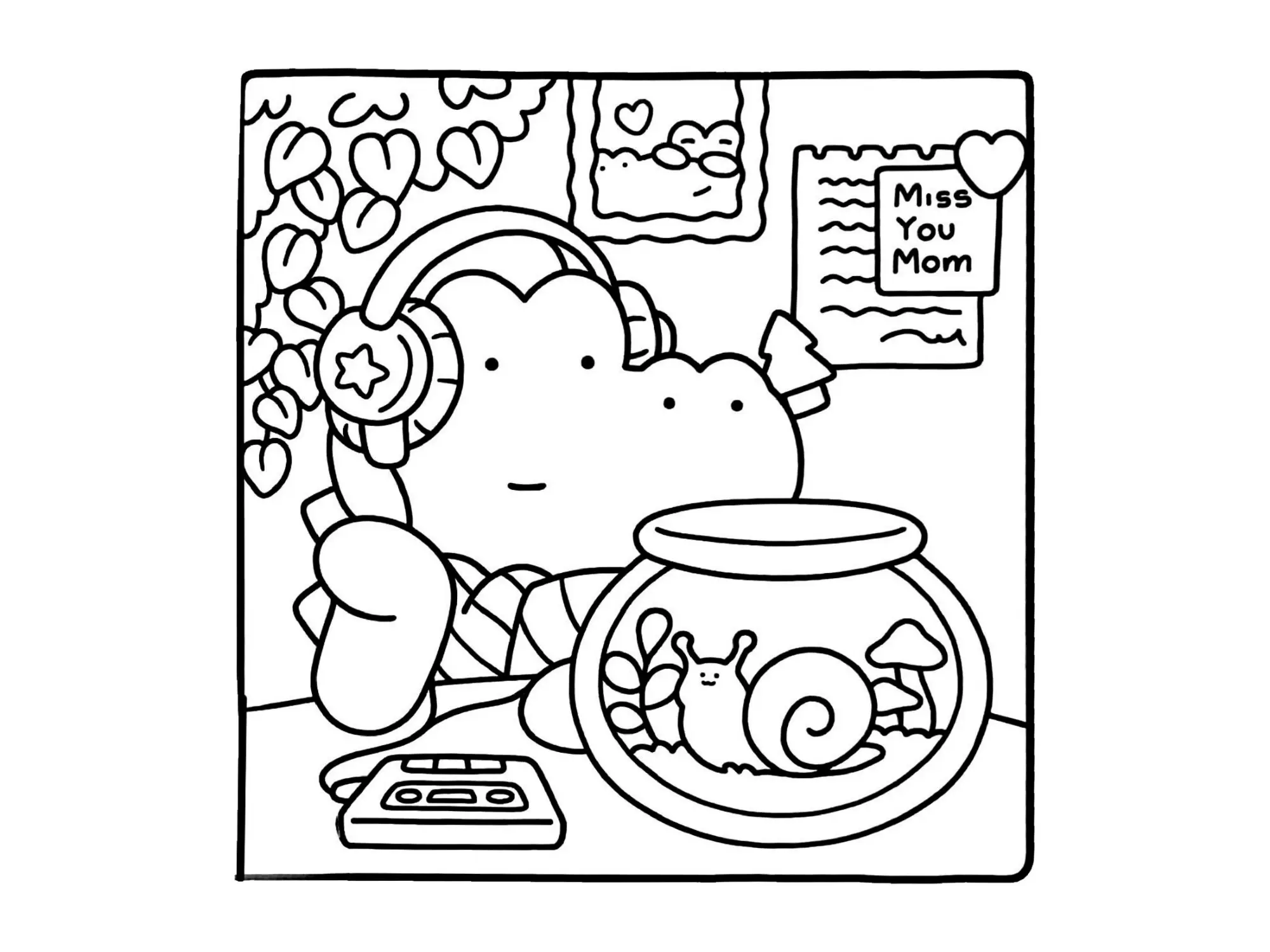 Alligator Coloring Pages – 015