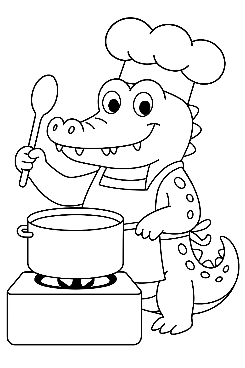 Alligator Coloring Pages – 027