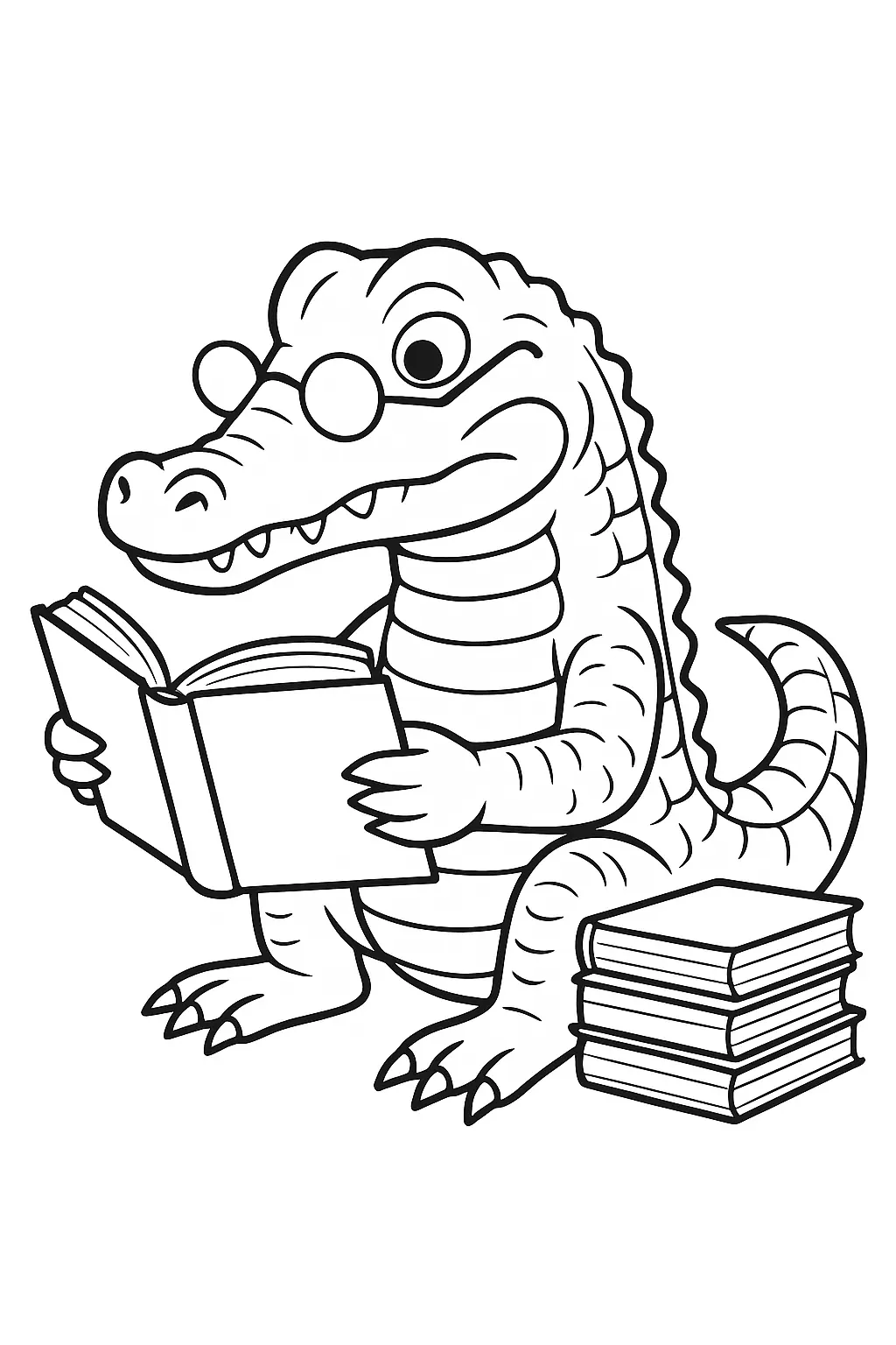 Alligator Coloring Pages – 029