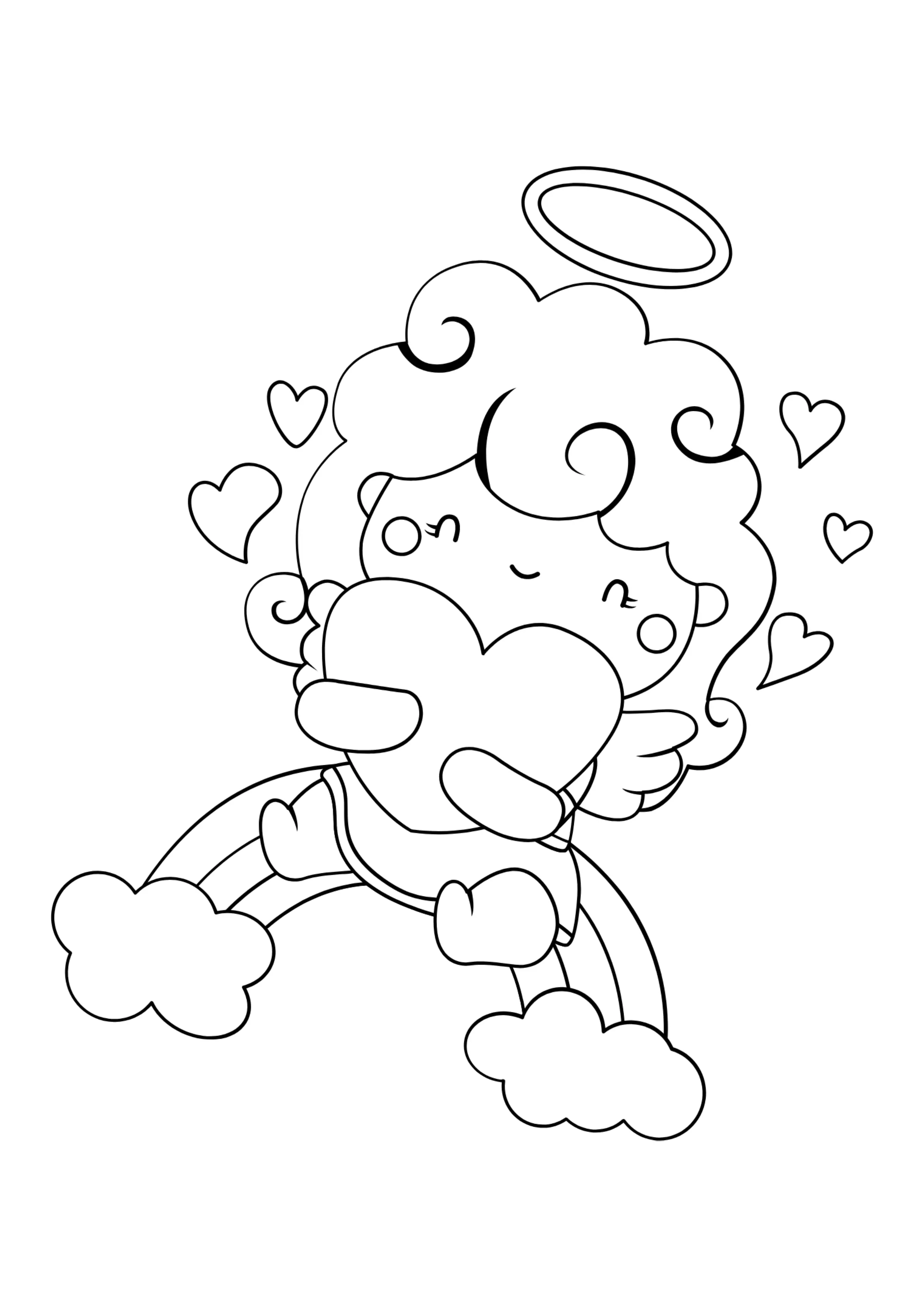 Angels Coloring Pages – 019