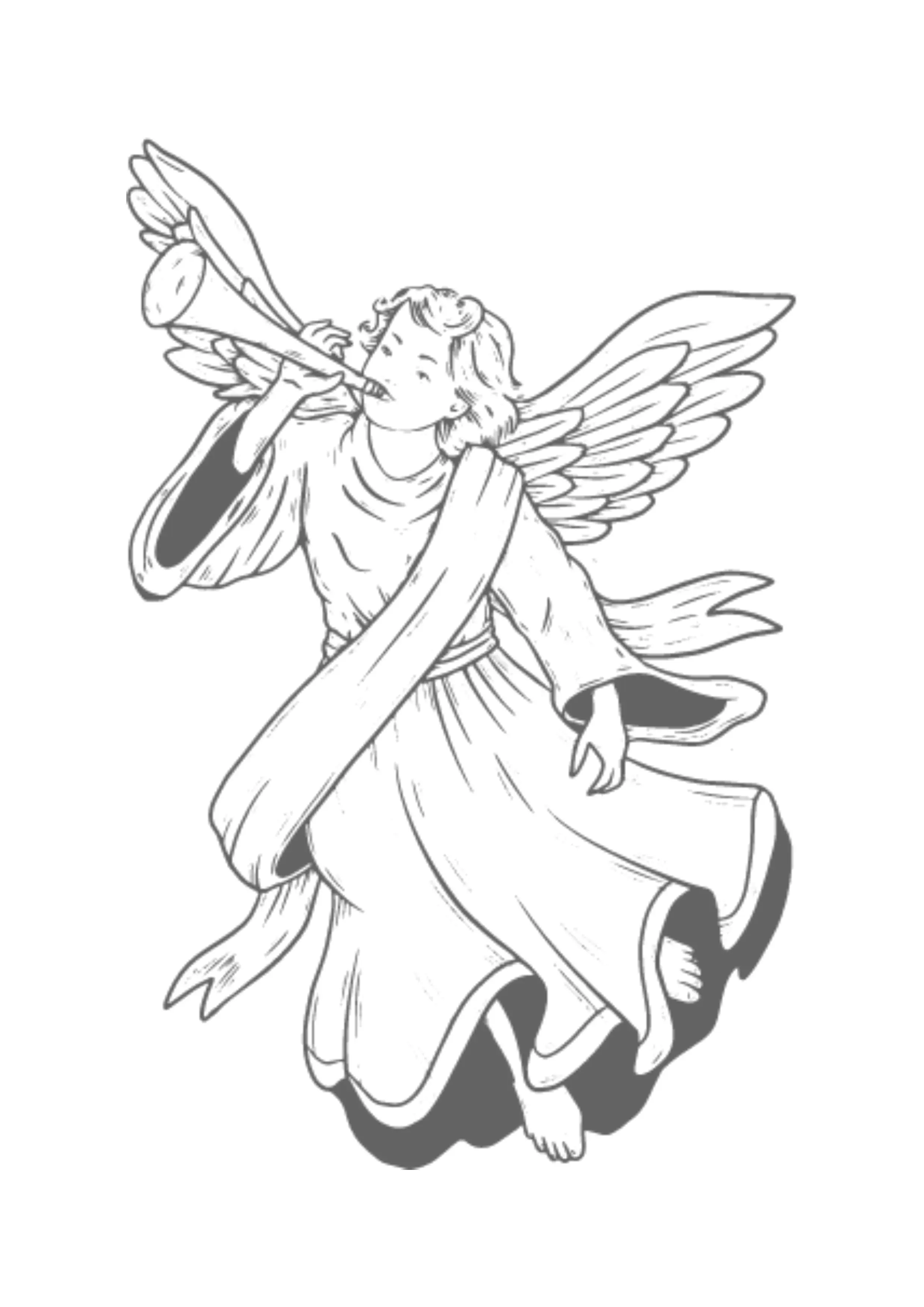 Angels Coloring Pages – 022