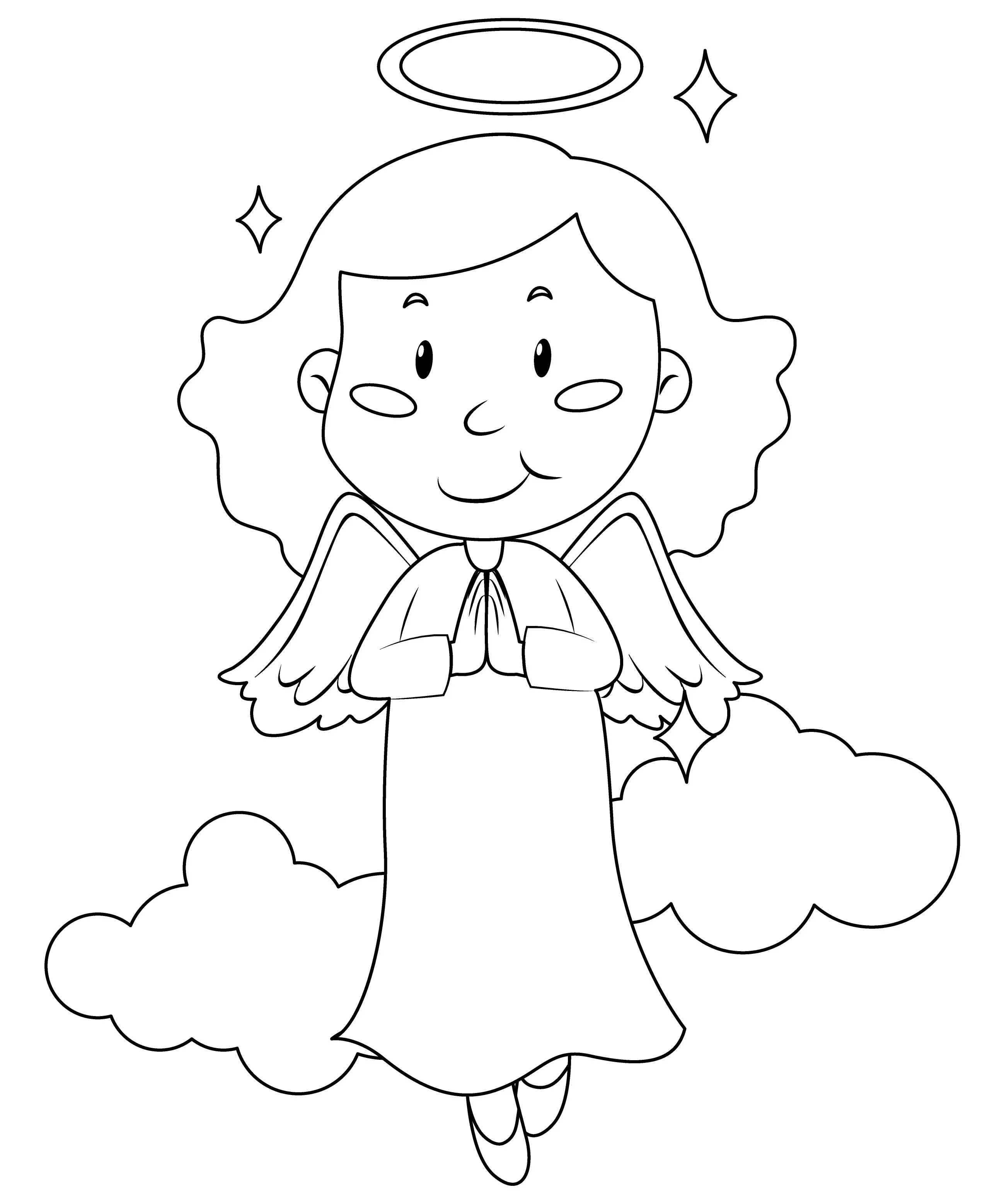 Angels Coloring Pages – 023