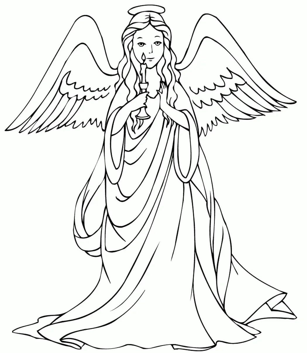 Angels Coloring Pages – 026
