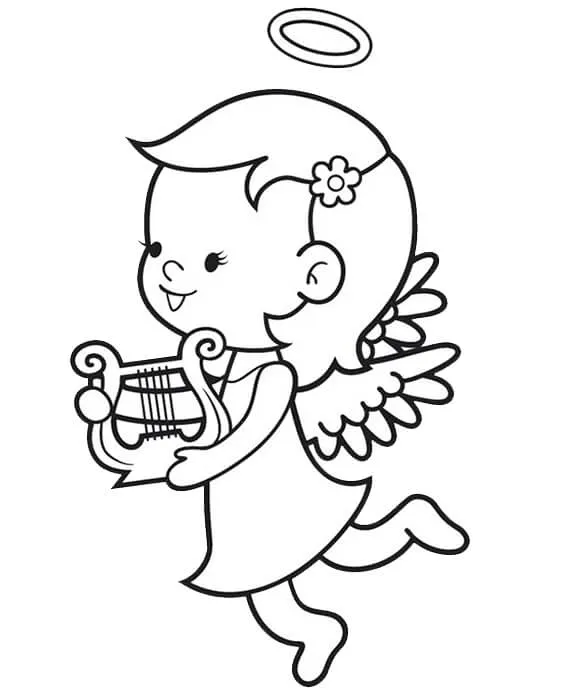 Angels Coloring Pages – 028
