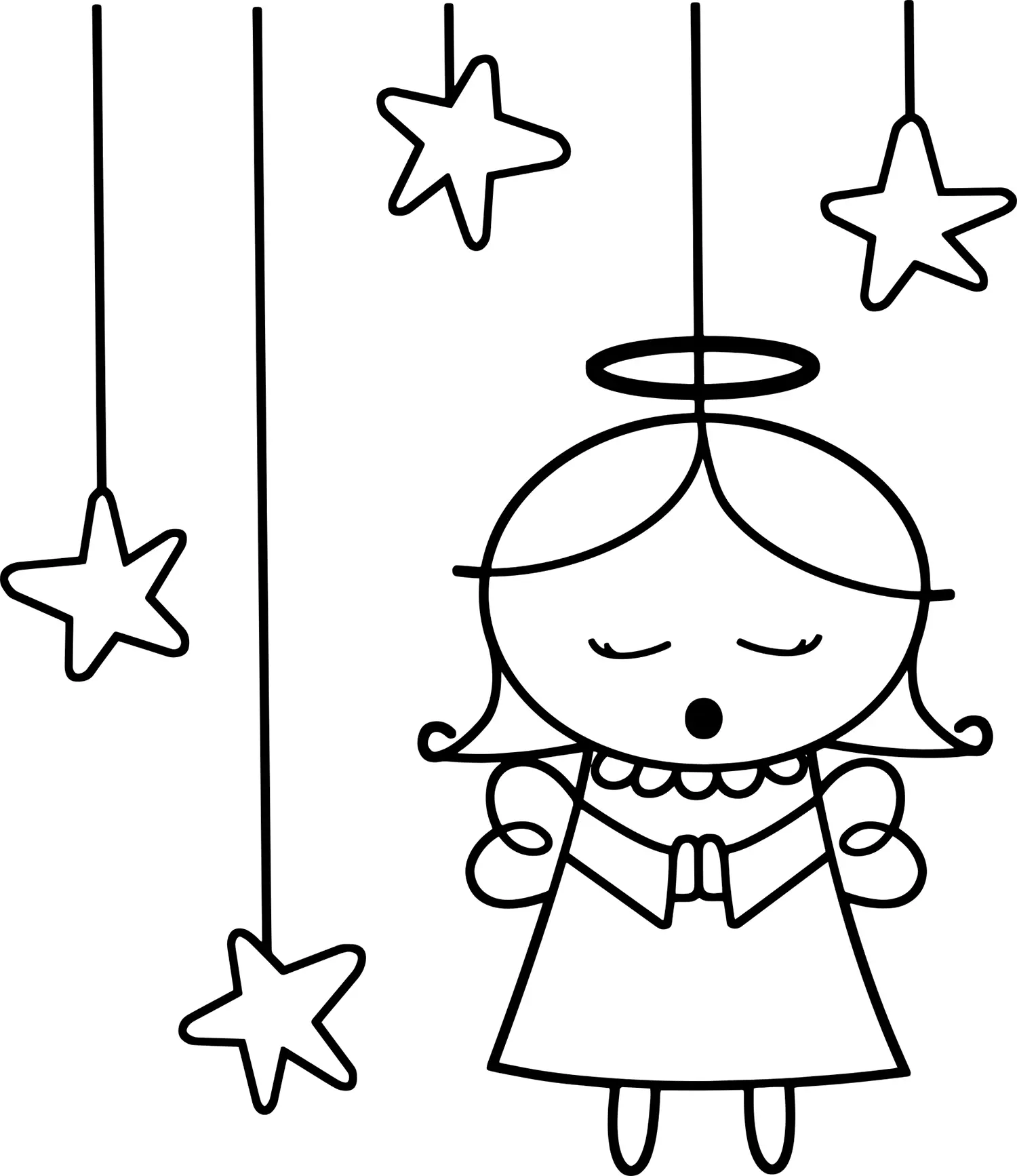 Angels Coloring Pages – 029