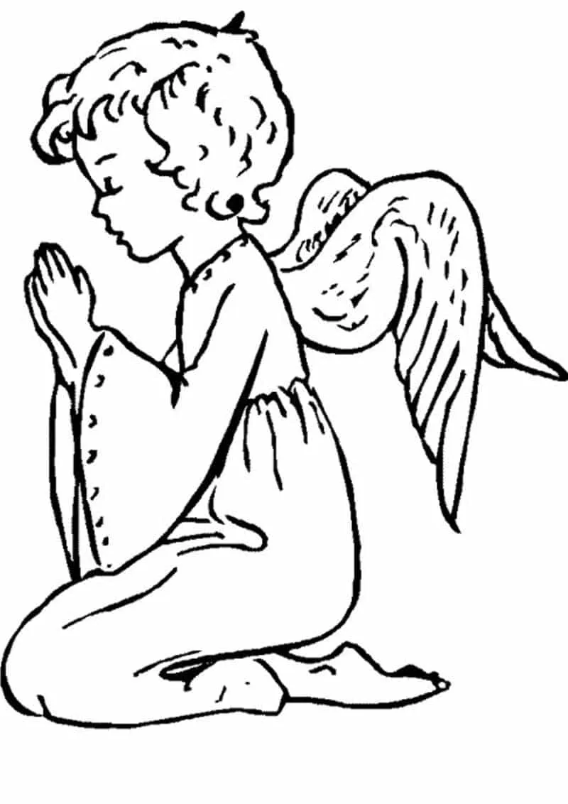 Angels Coloring Pages – 033
