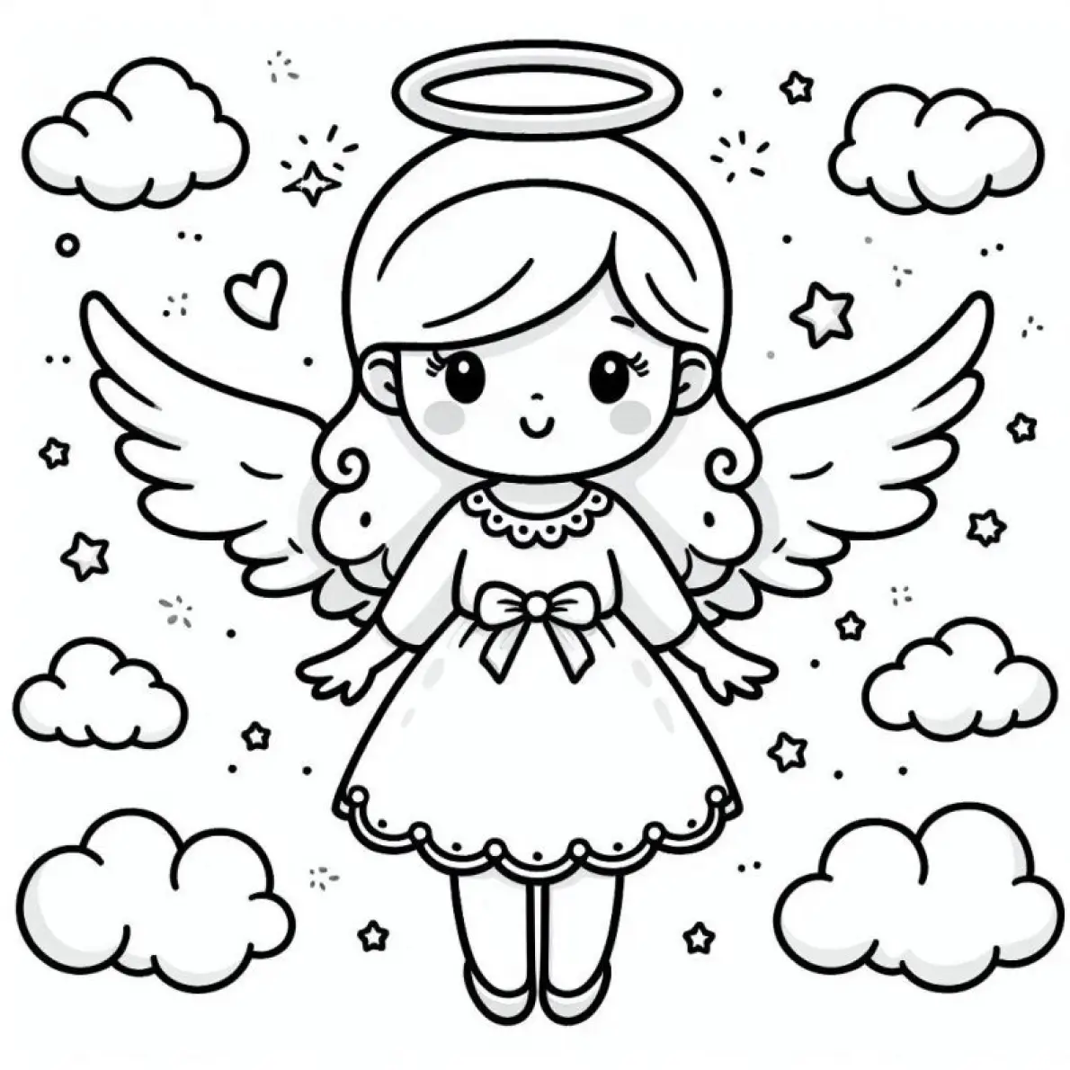 Angels Coloring Pages – 042
