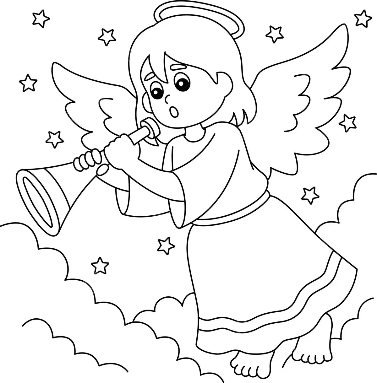 Angels Coloring Pages – 047