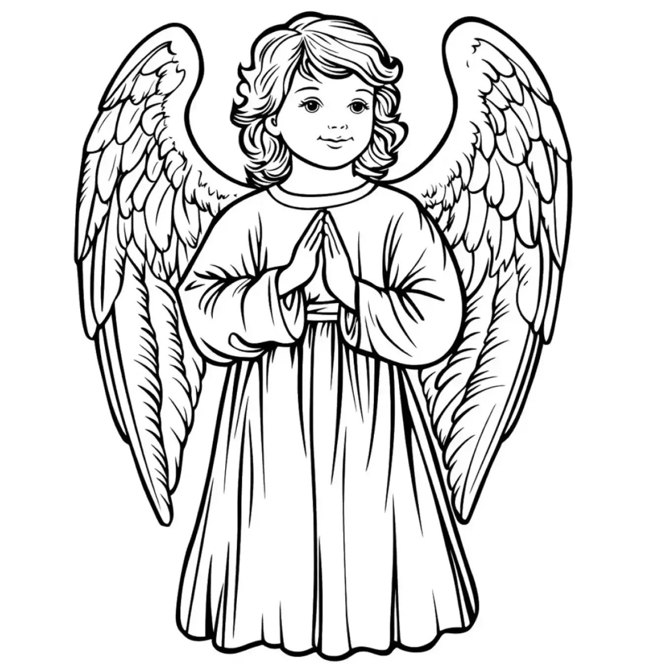 Angels Coloring Pages – 048