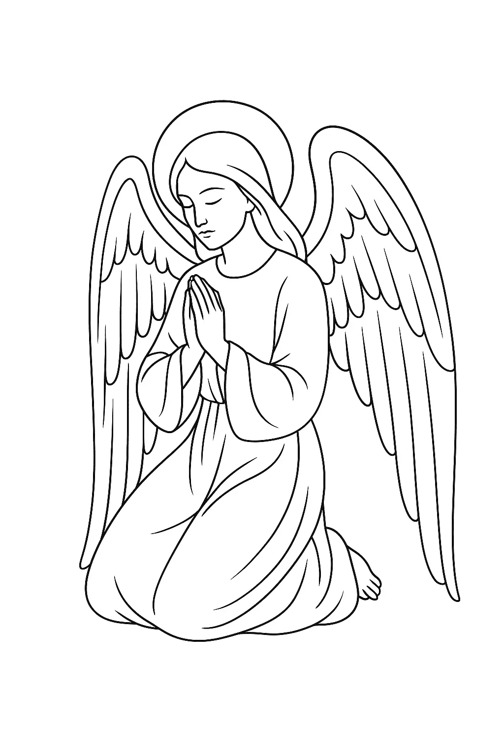 Angels Coloring Pages – 049