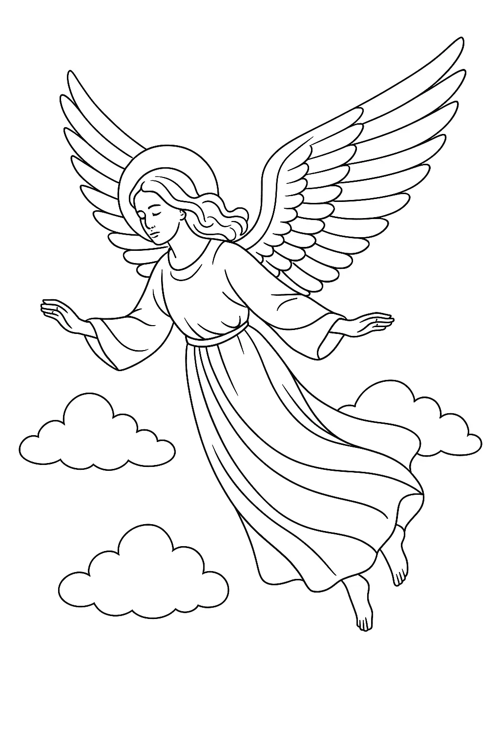 Angels Coloring Pages – 050