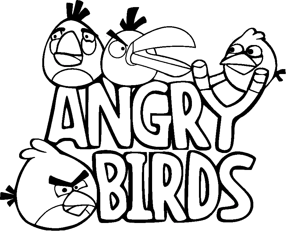 Angry Birds Coloring Pages – 010