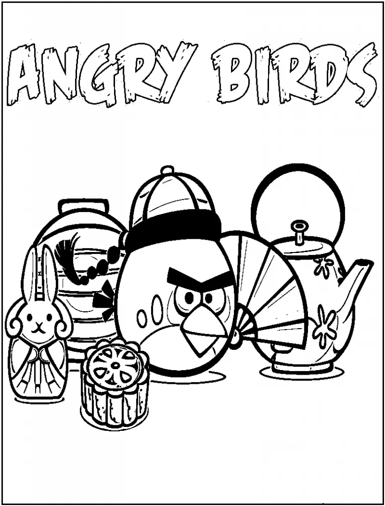 Angry Birds Coloring Pages – 015