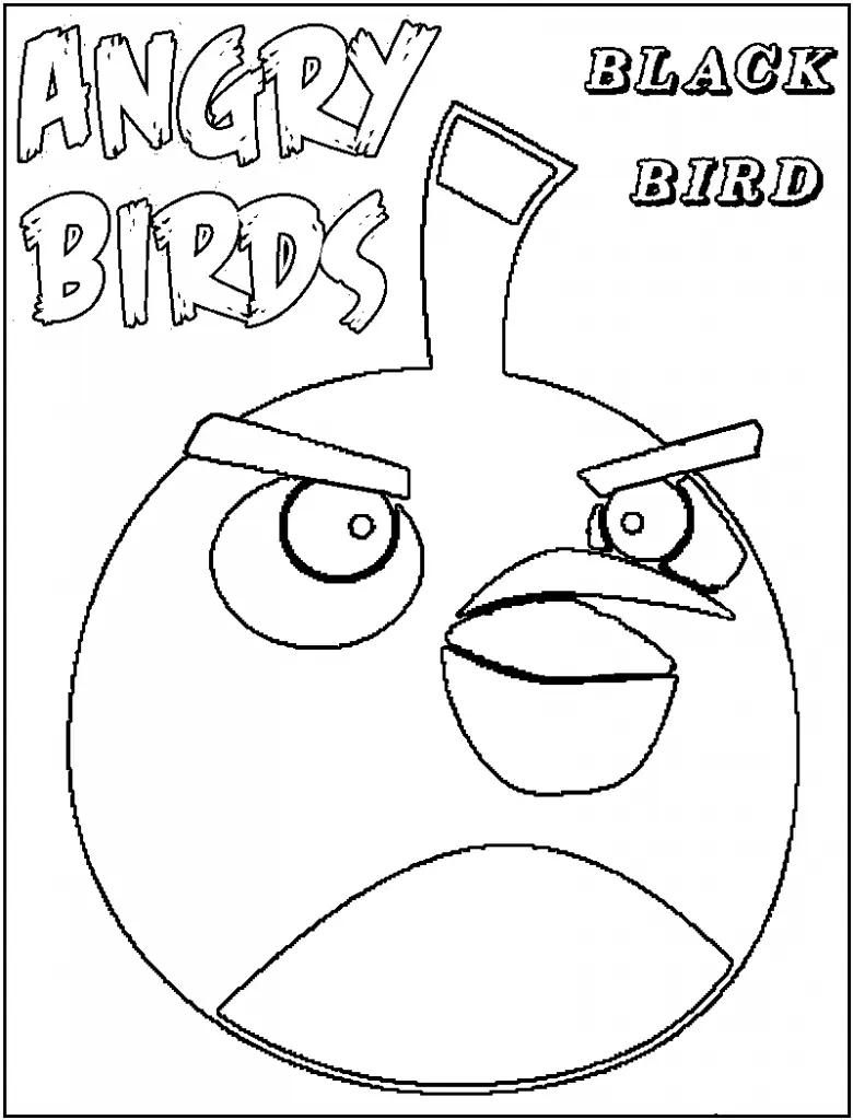 Angry Birds Coloring Pages – 017