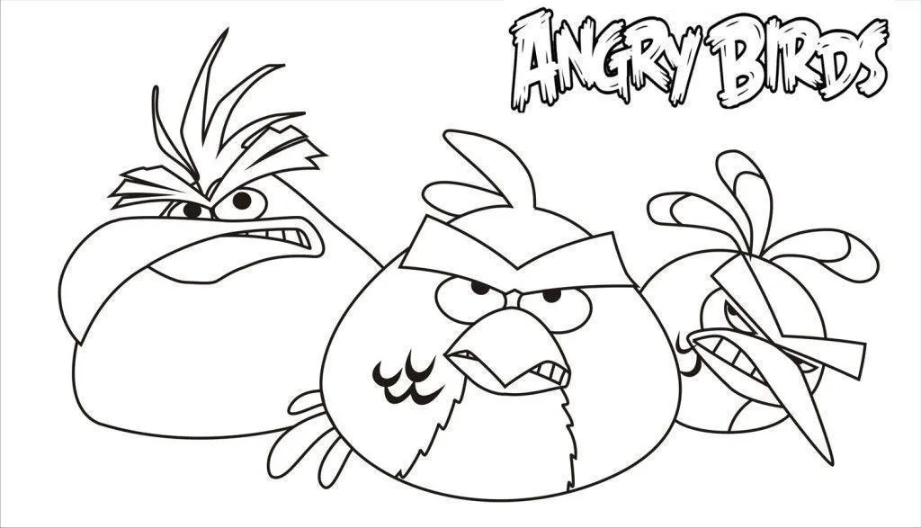 Angry Birds Coloring Pages – 019
