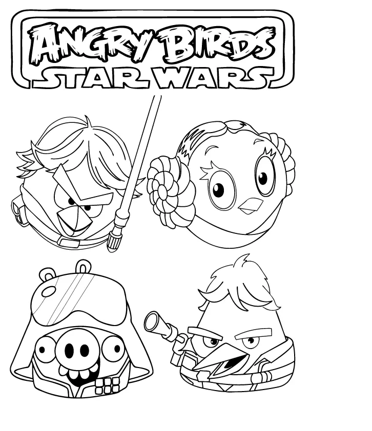 Angry Birds Coloring Pages – 023