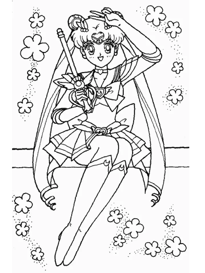 Anime Coloring Pages – 141
