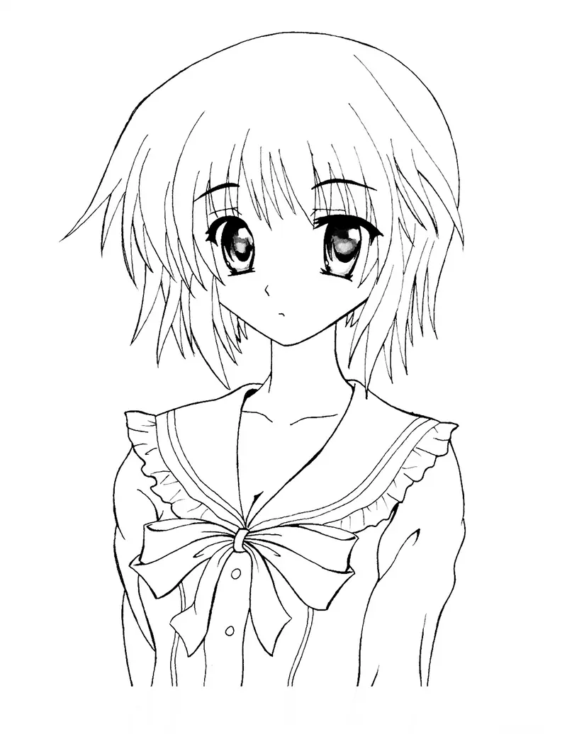 Anime Coloring Pages – 168