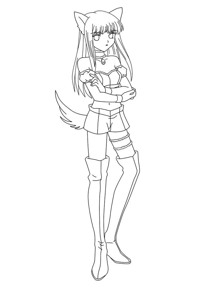 Anime Coloring Pages – 175
