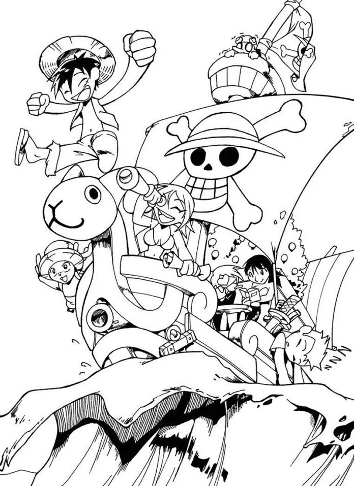 Anime Coloring Pages – 218