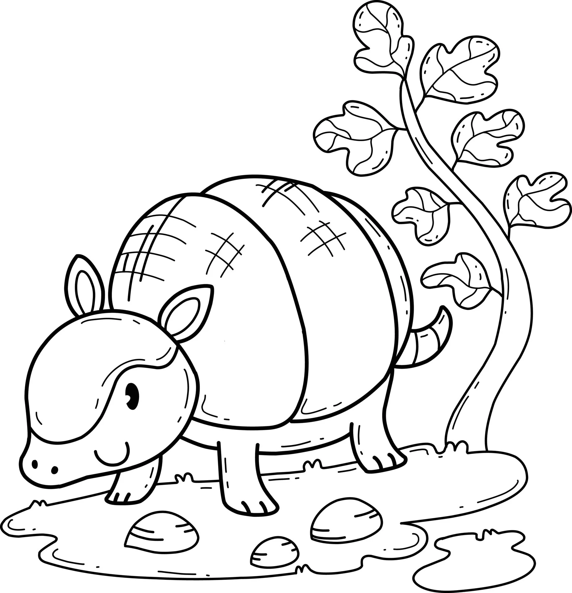 Armadillo Coloring Pages – 007