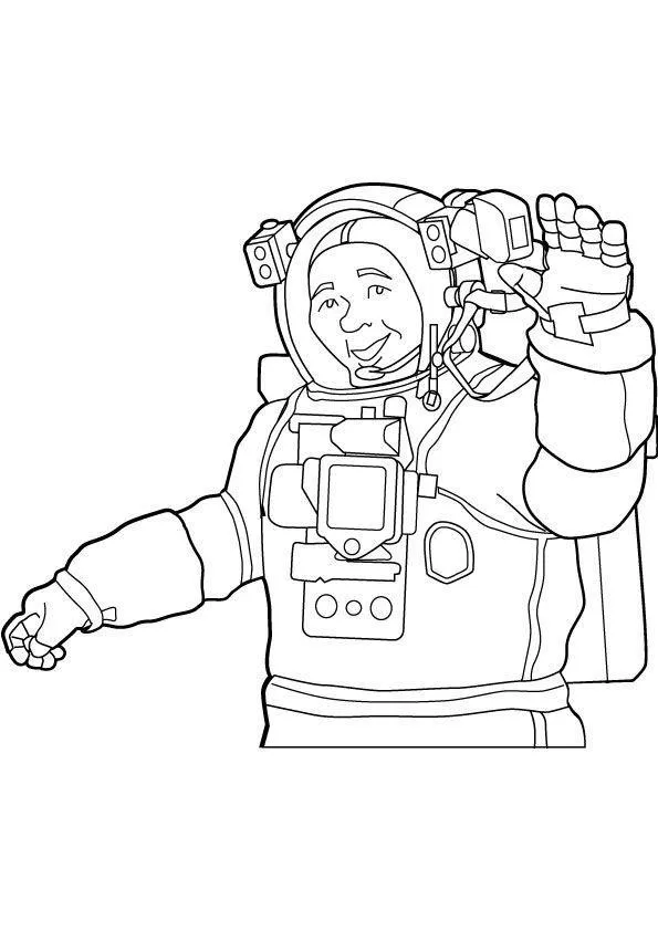 Astronauts Coloring Pages – 007