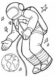Astronauts Coloring Pages – 010