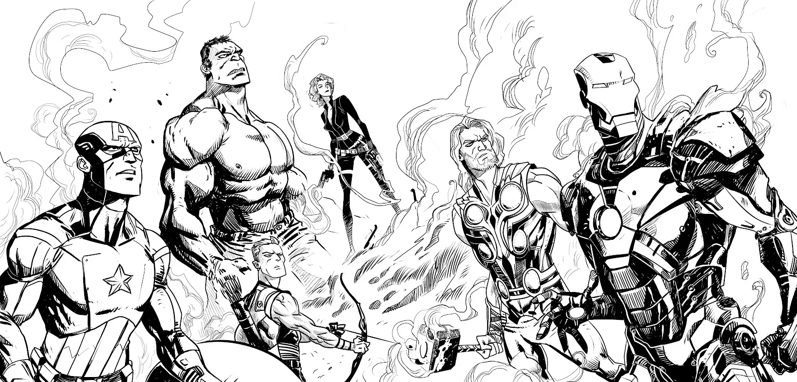 Avengers Coloring Pages – 007