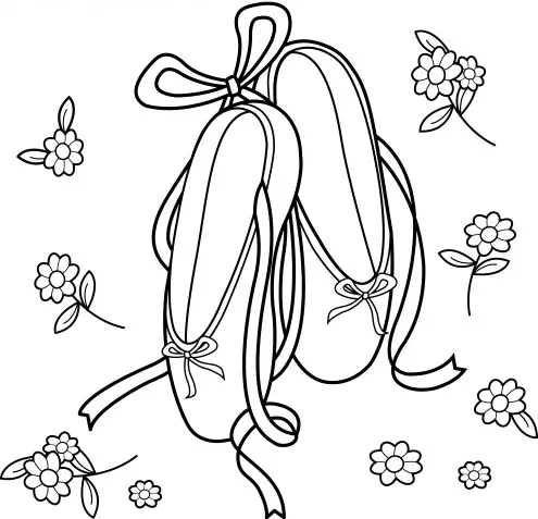 Ballerina Coloring Pages – 010