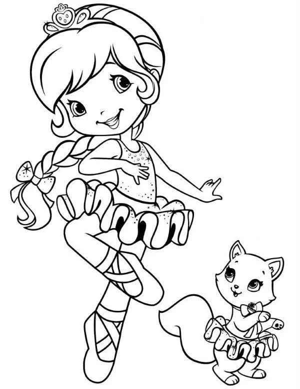 Ballerina Coloring Pages – 011