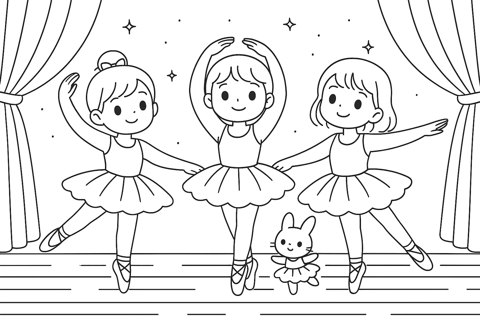 Ballerina Coloring Pages – 016