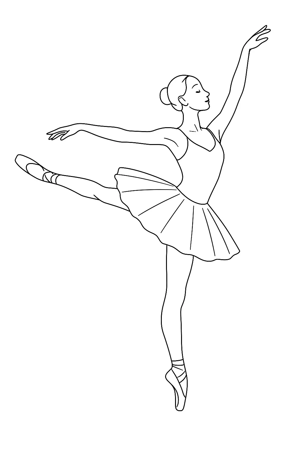 Ballerina Coloring Pages – 020