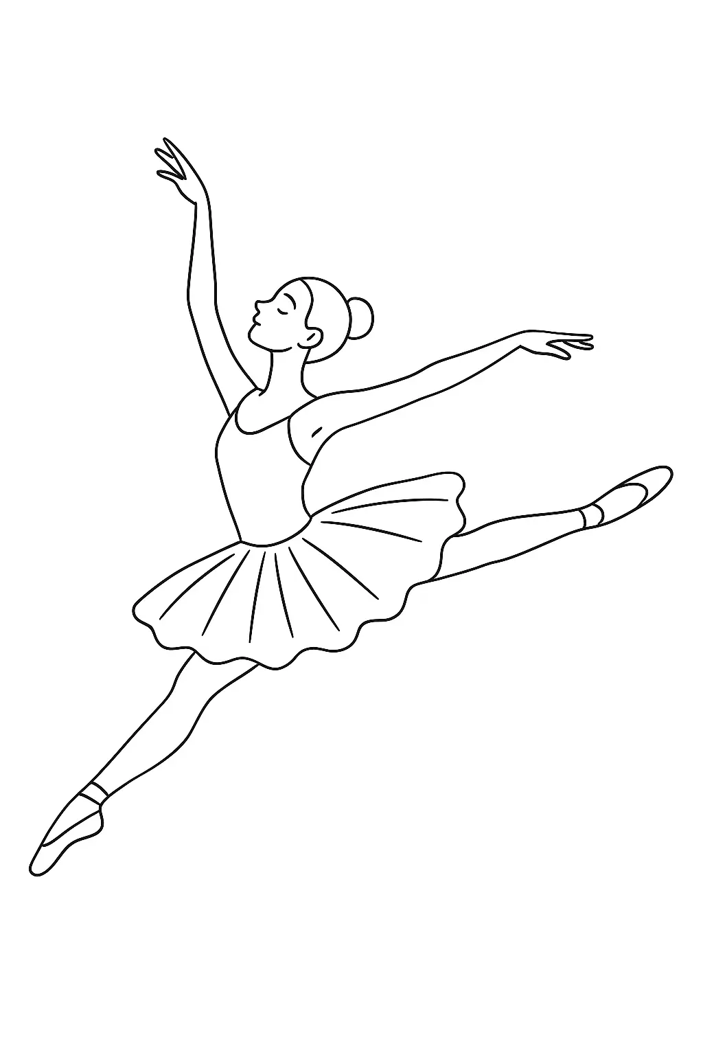 Ballerina Coloring Pages – 023