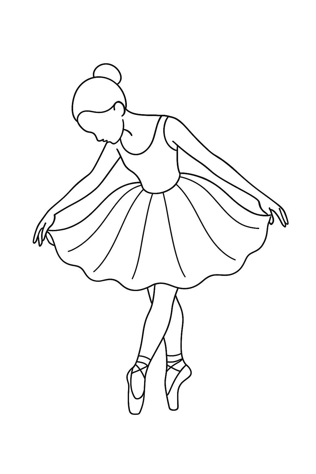 Ballerina Coloring Pages – 029