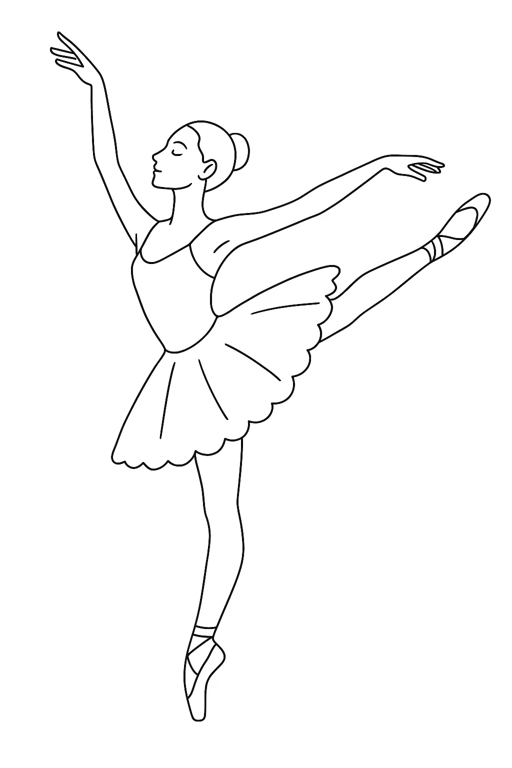 Ballerina Coloring Pages – 032