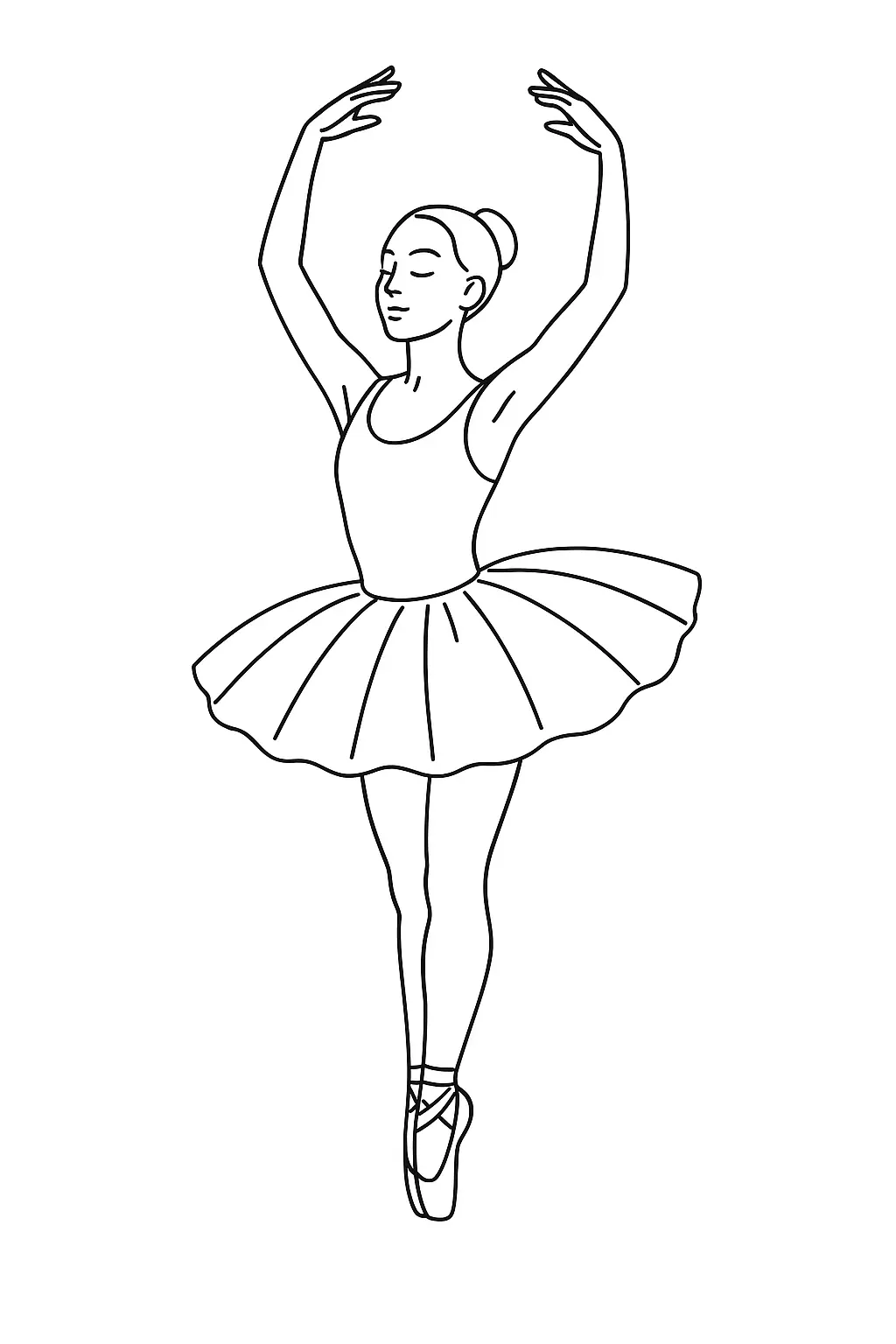 Ballerina Coloring Pages – 035