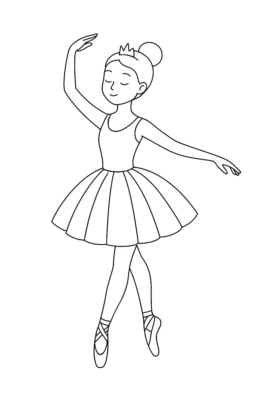 Ballerina Coloring Pages – 038