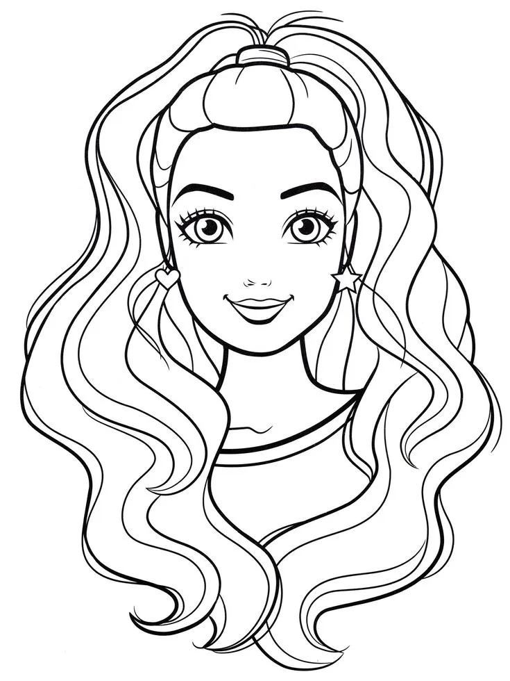 Barbie Coloring Pages – 002