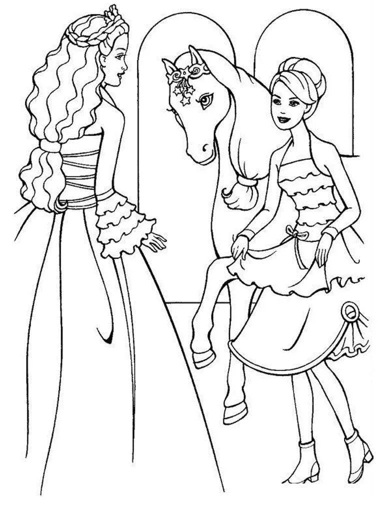 Barbie Coloring Pages – 003
