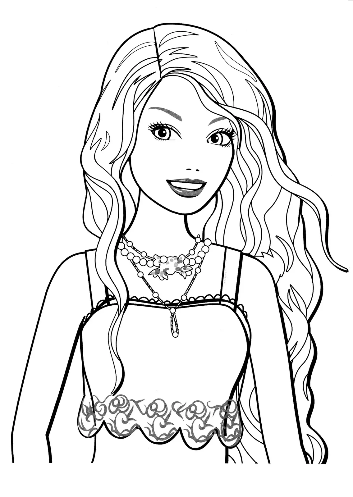 Barbie Coloring Pages – 004