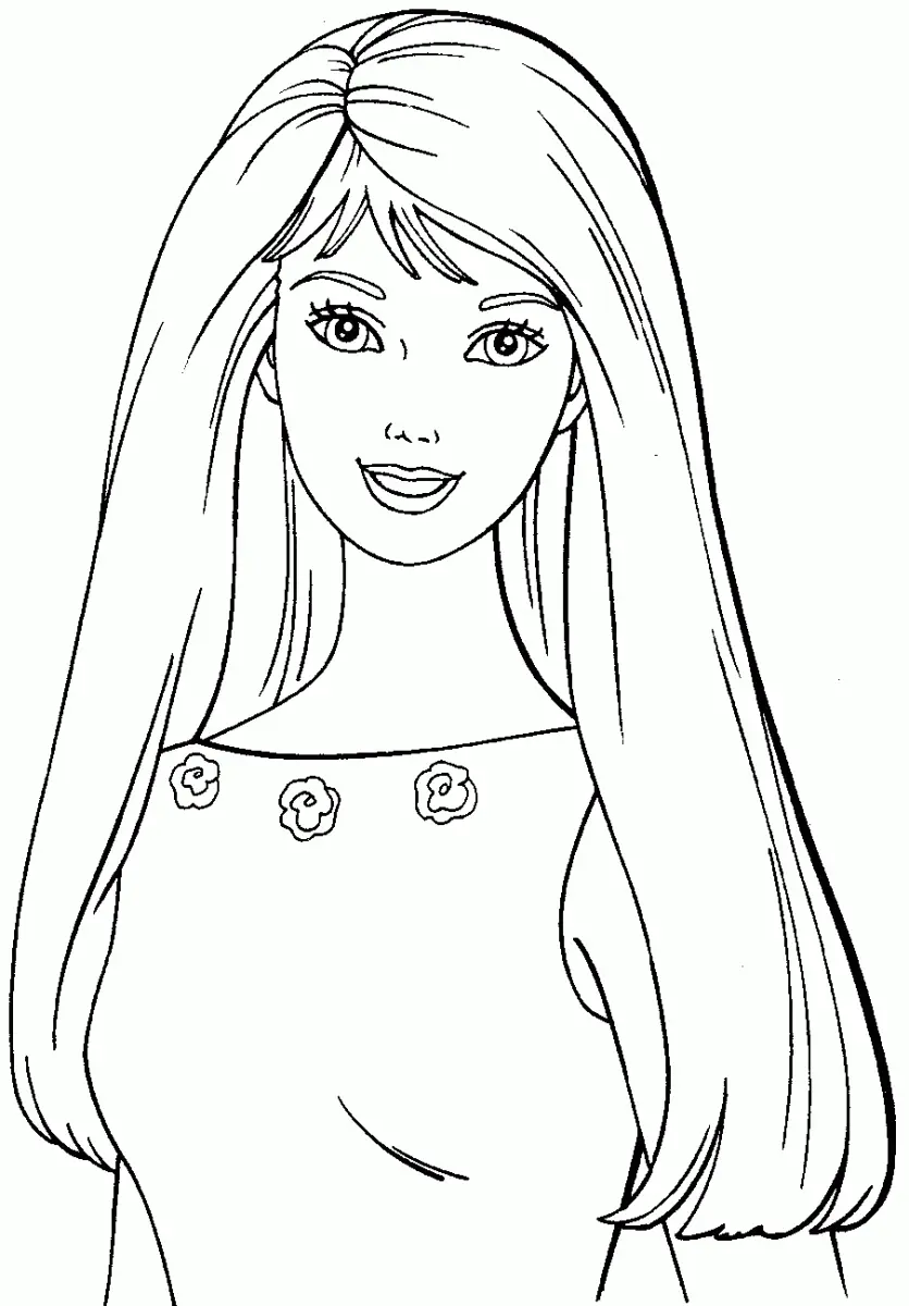 Barbie Coloring Pages – 013