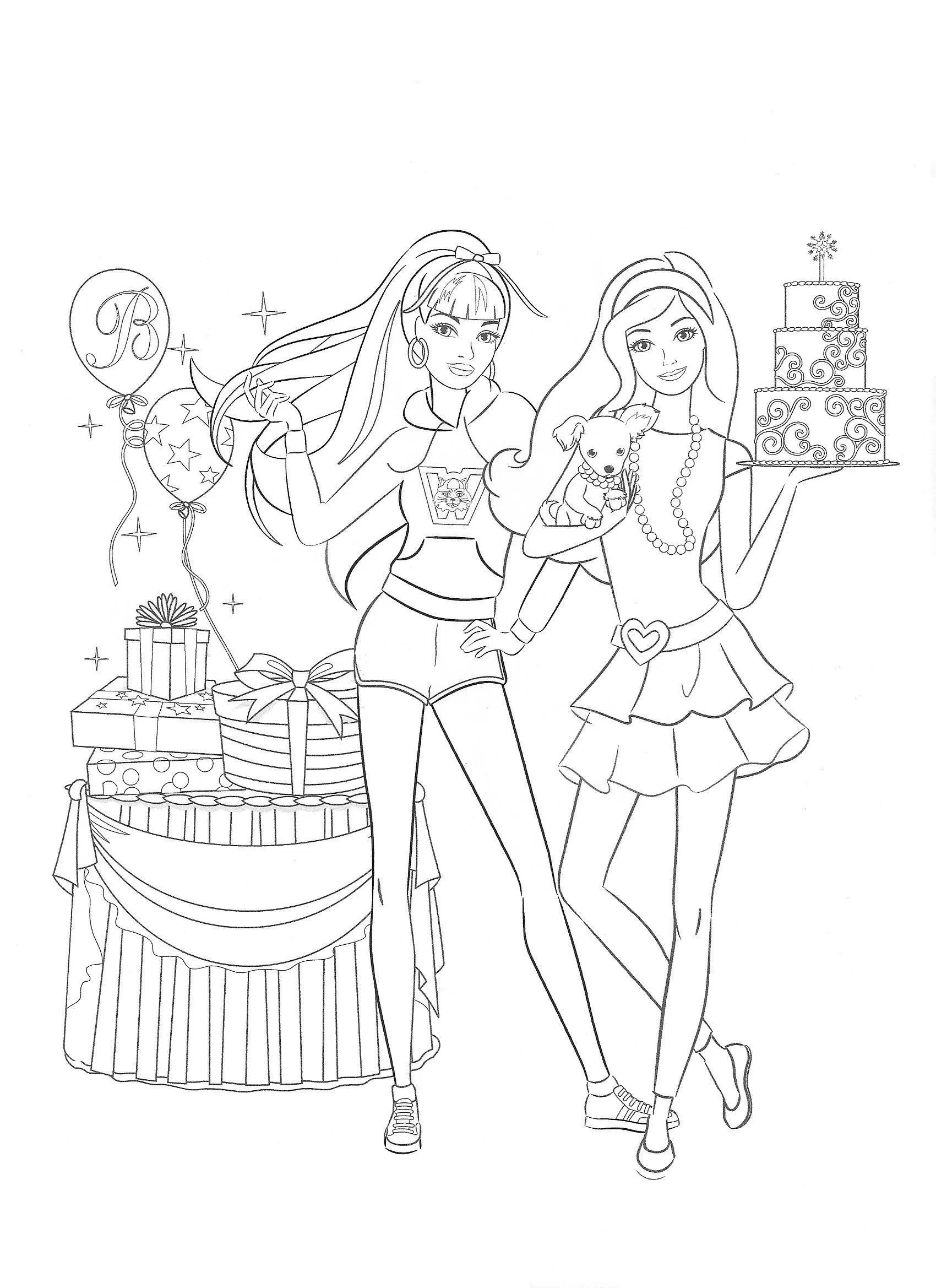 Barbie Coloring Pages – 015
