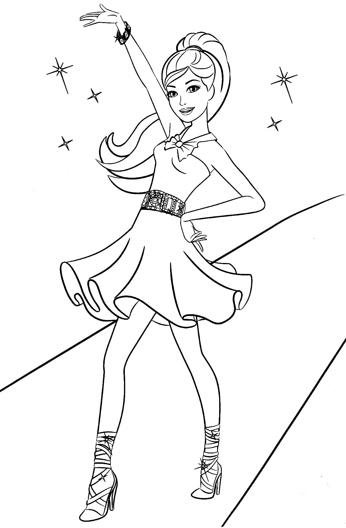 Barbie Coloring Pages – 018