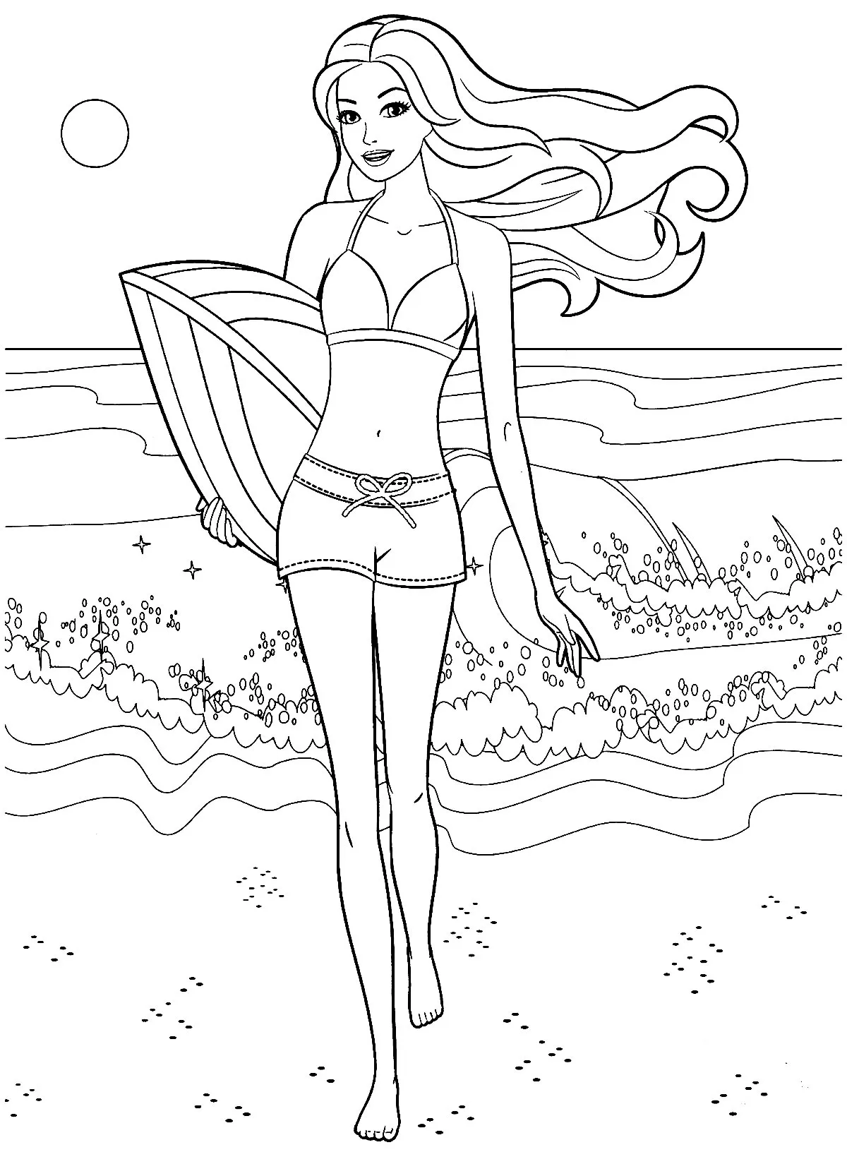 Barbie Coloring Pages – 019
