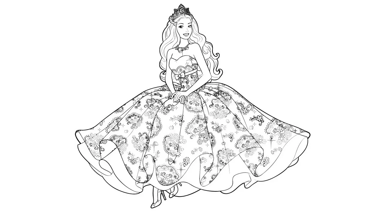 Barbie Coloring Pages – 022
