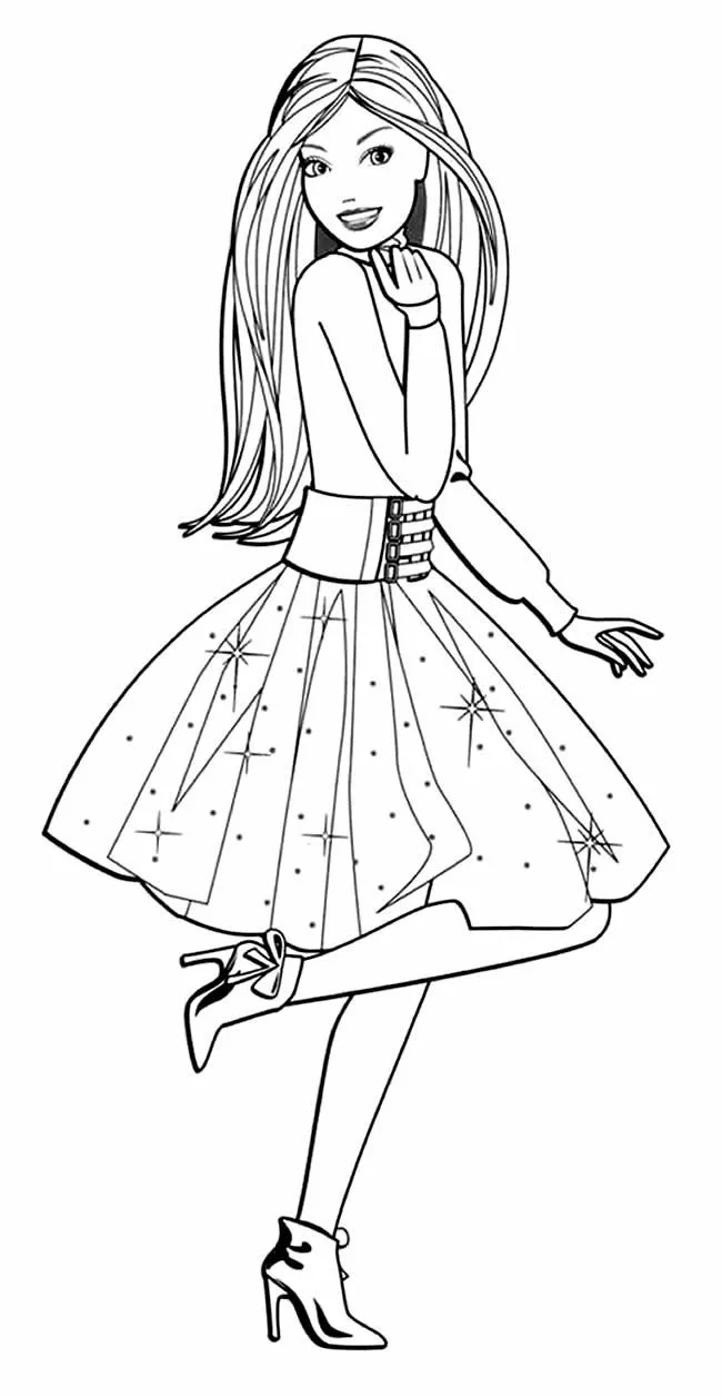 Barbie Coloring Pages – 023