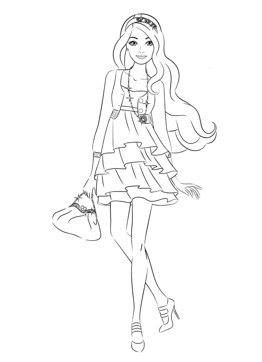 Barbie Coloring Pages – 025