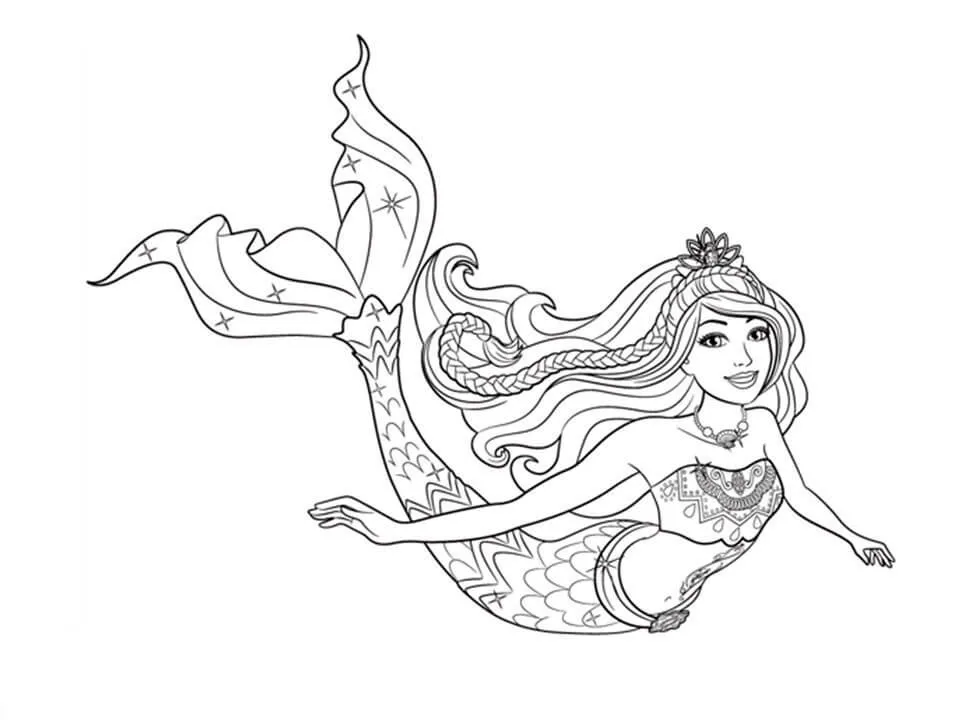 Barbie Coloring Pages – 027