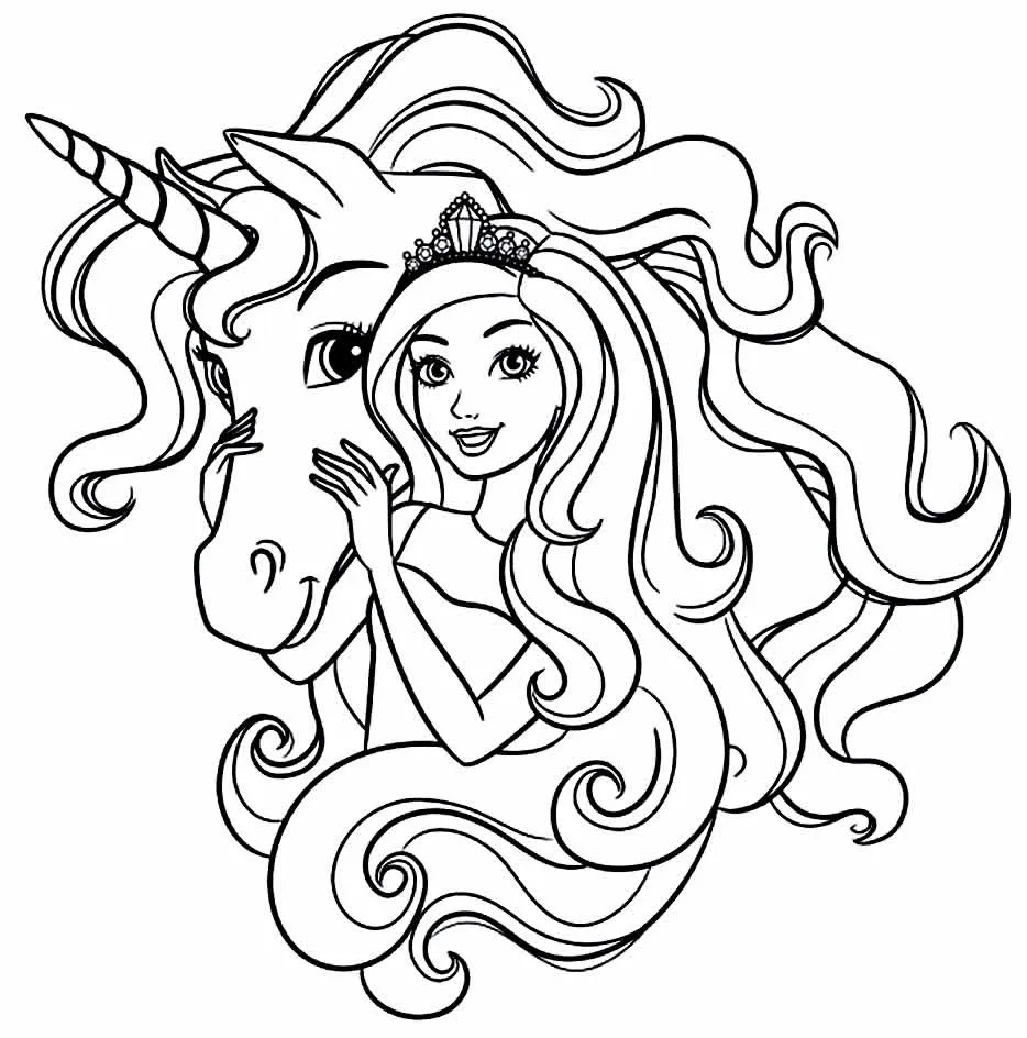 Barbie Coloring Pages – 034